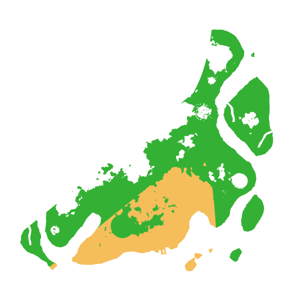 Biome Rust Map: Procedural Map, Size: 3500, Seed: 3493859