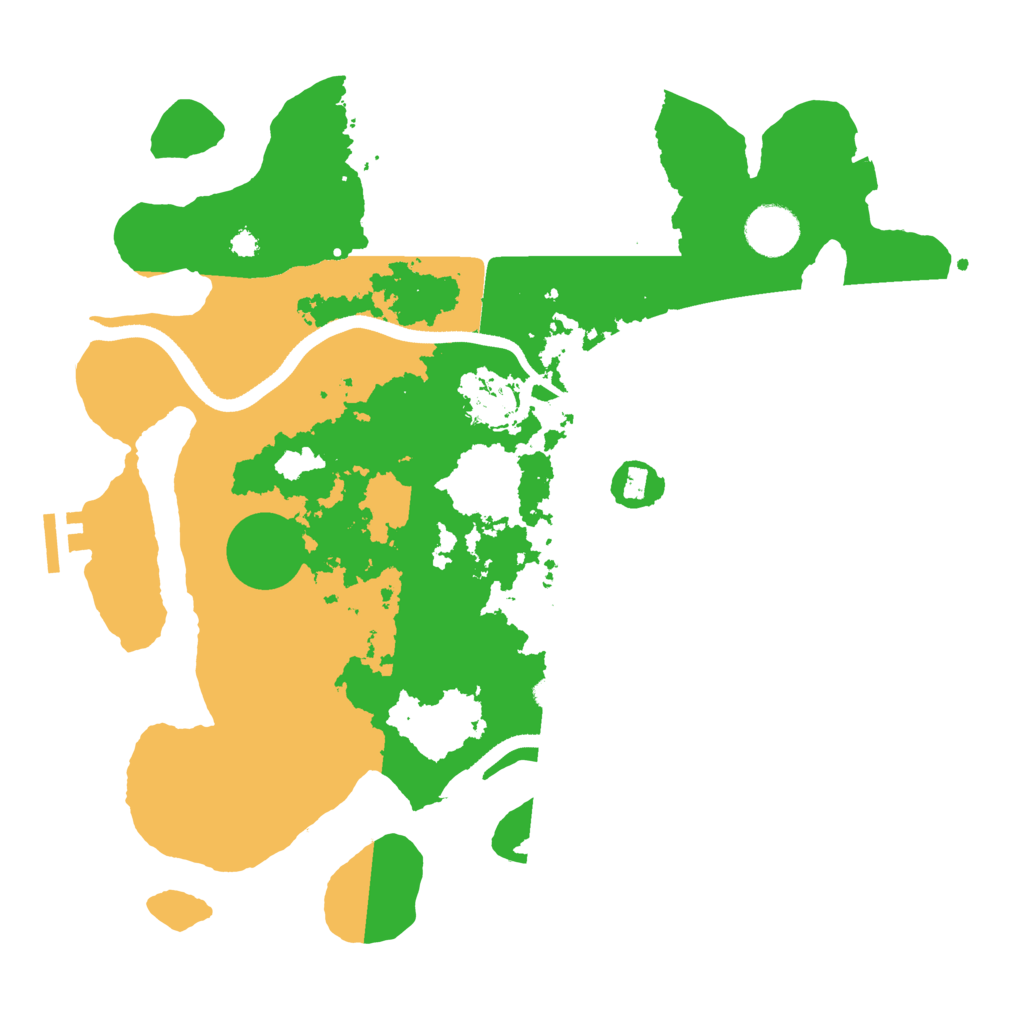 Biome Rust Map: Procedural Map, Size: 3500, Seed: 2193772