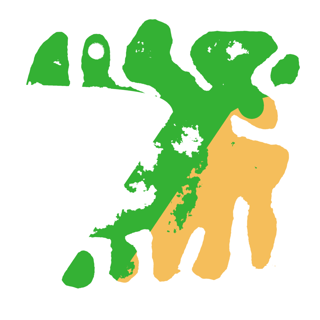 Biome Rust Map: Barren, Size: 3500, Seed: 79989