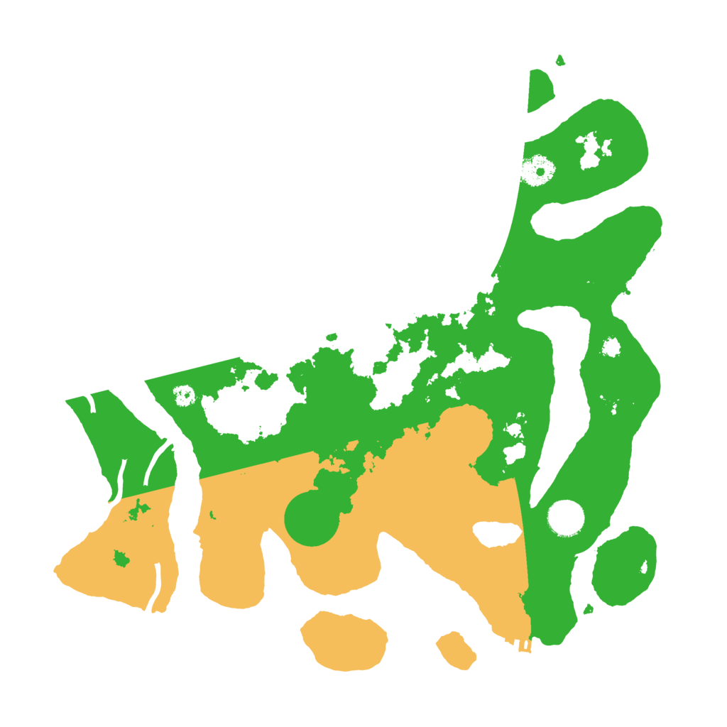 Biome Rust Map: Procedural Map, Size: 3500, Seed: 6235771
