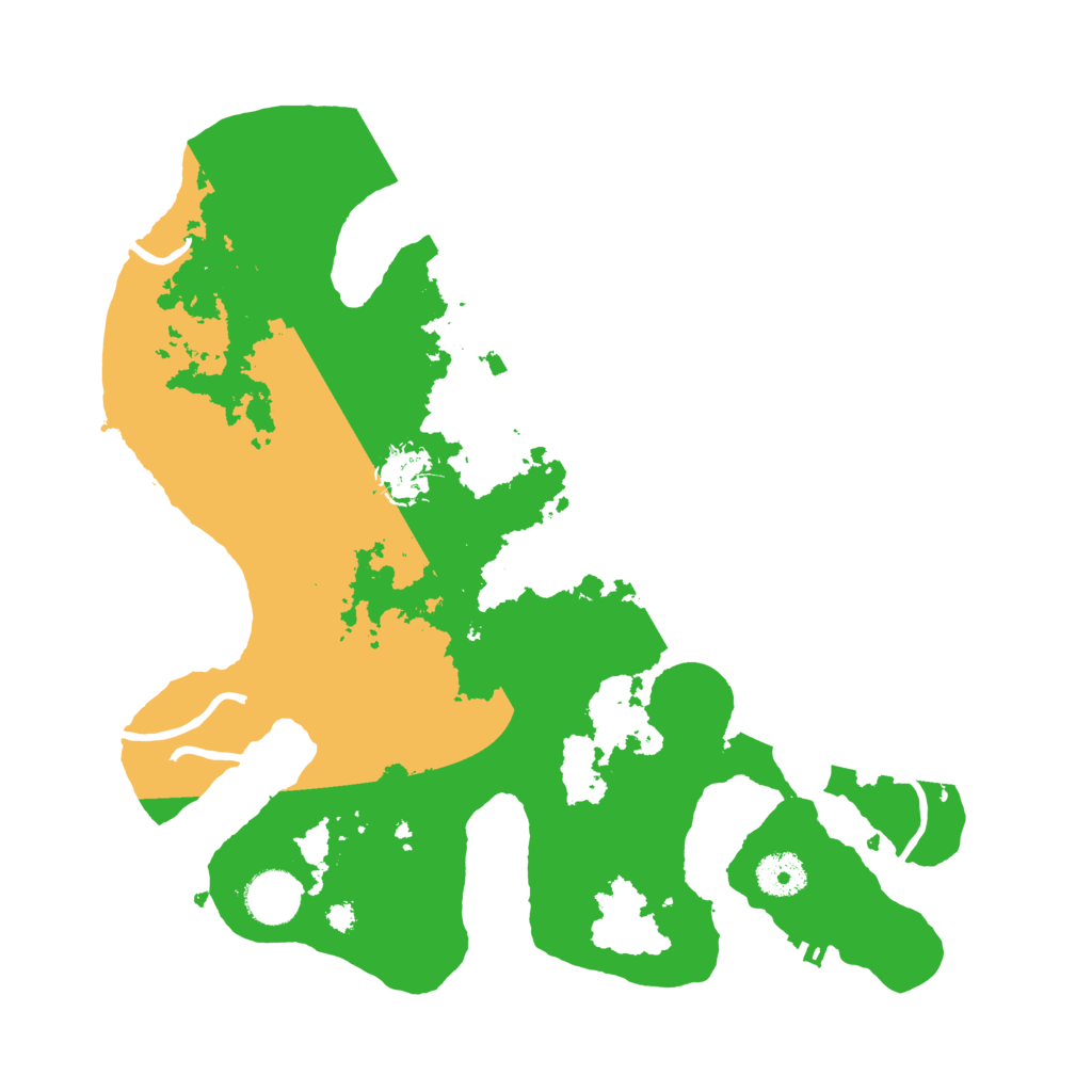 Biome Rust Map: Procedural Map, Size: 3500, Seed: 1935895