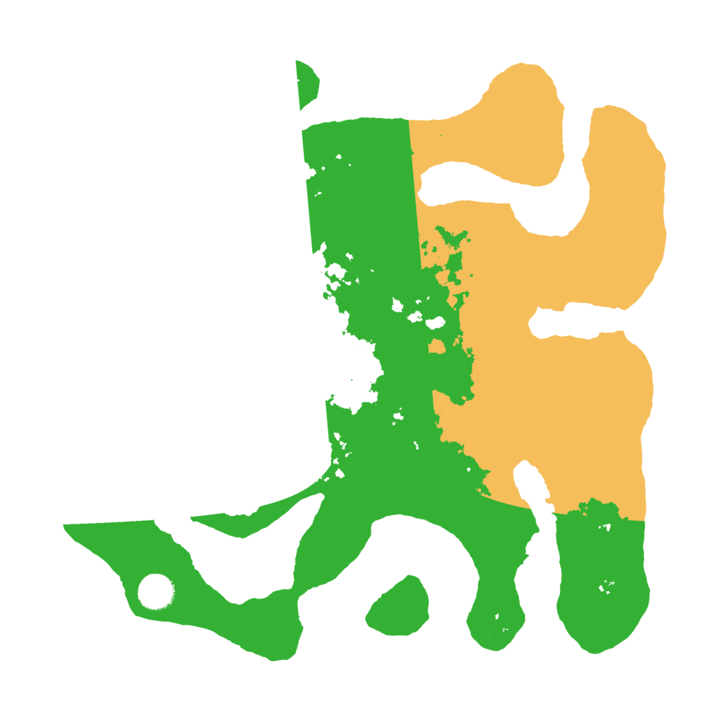 Biome Rust Map: Barren, Size: 3500, Seed: 3466719