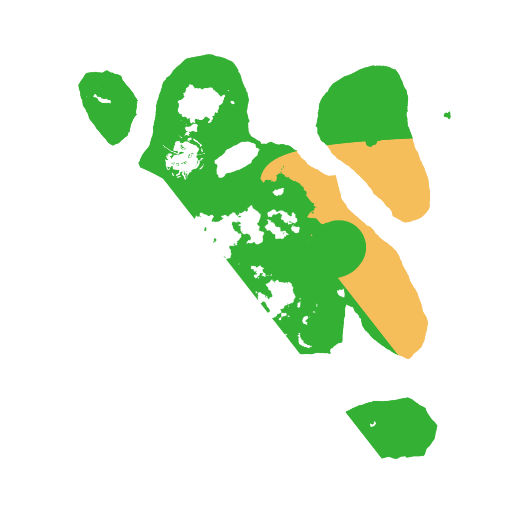 Biome Rust Map: Barren, Size: 2500, Seed: 1781436