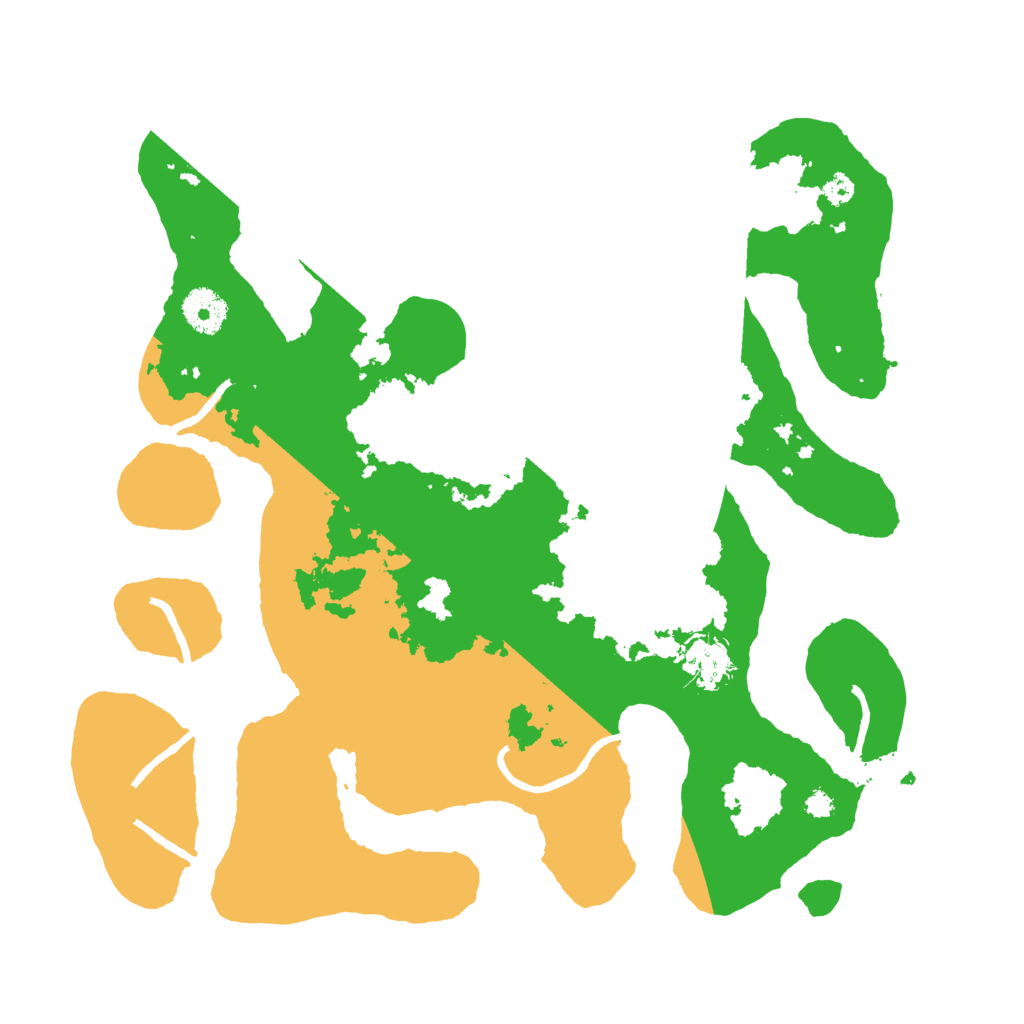 Biome Rust Map: Procedural Map, Size: 3500, Seed: 2639465