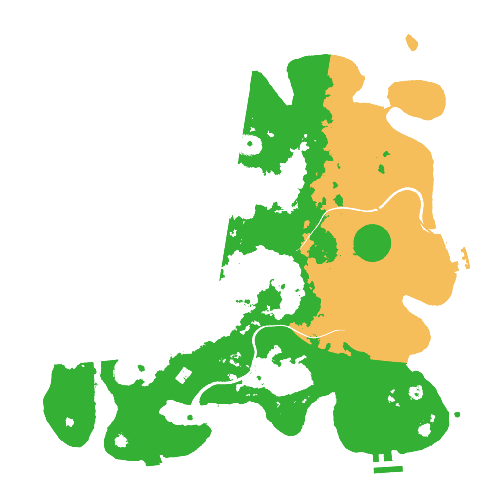 Biome Rust Map: Procedural Map, Size: 3500, Seed: 3903508