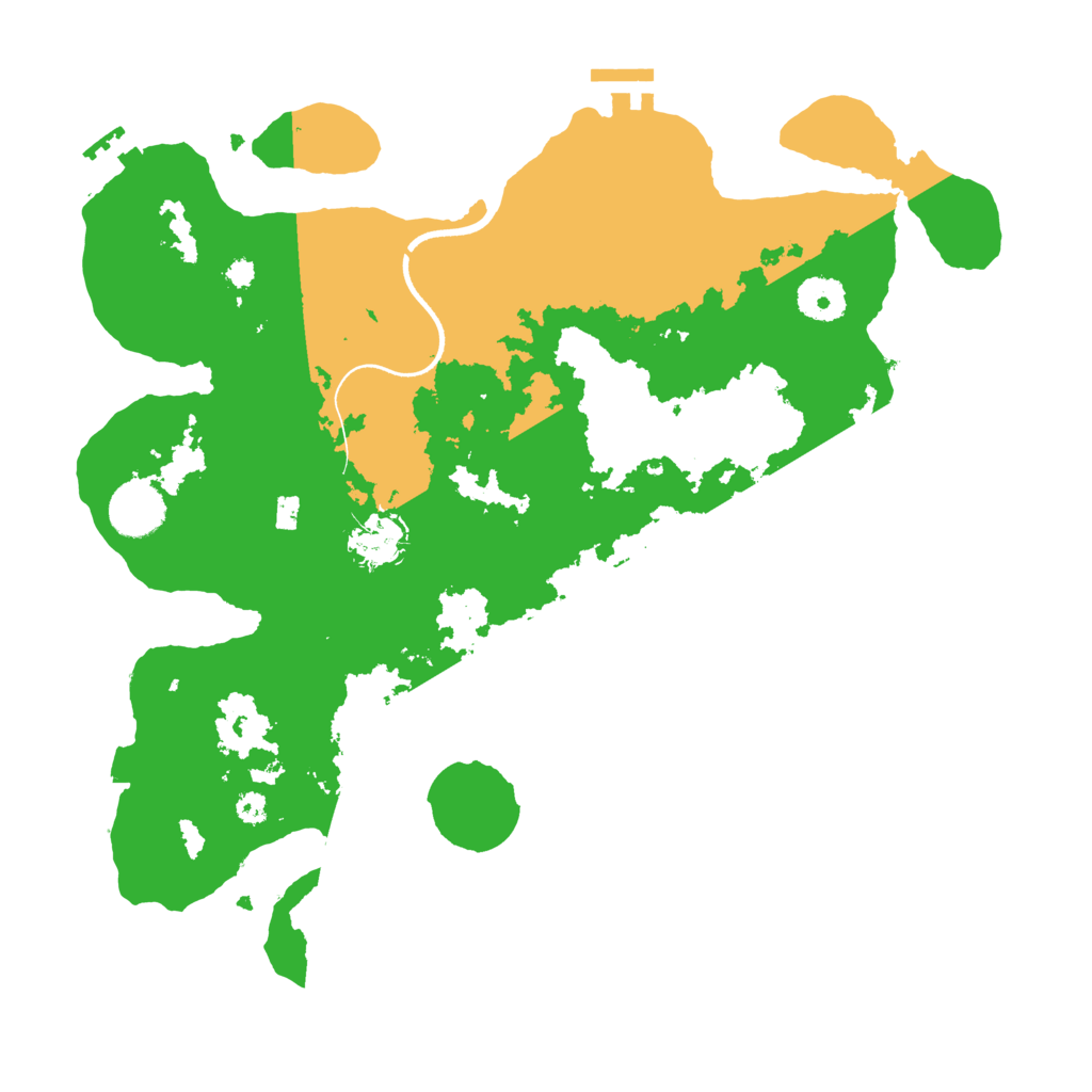Biome Rust Map: Procedural Map, Size: 3500, Seed: 5922880