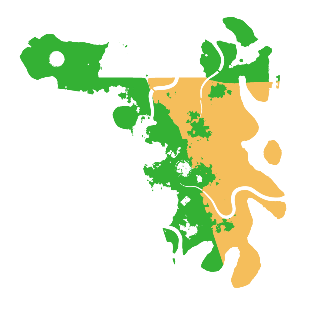 Biome Rust Map: Procedural Map, Size: 3550, Seed: 962317