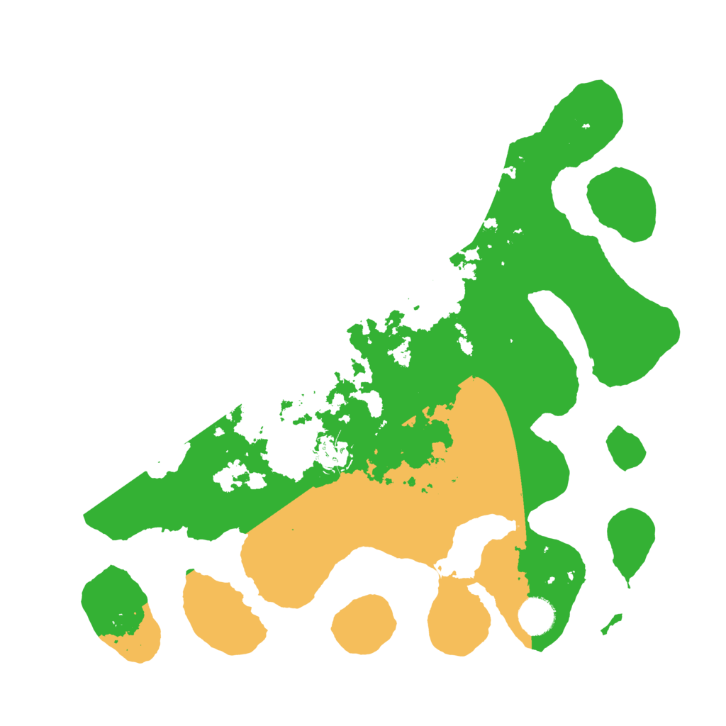 Biome Rust Map: Barren, Size: 3500, Seed: 6343890