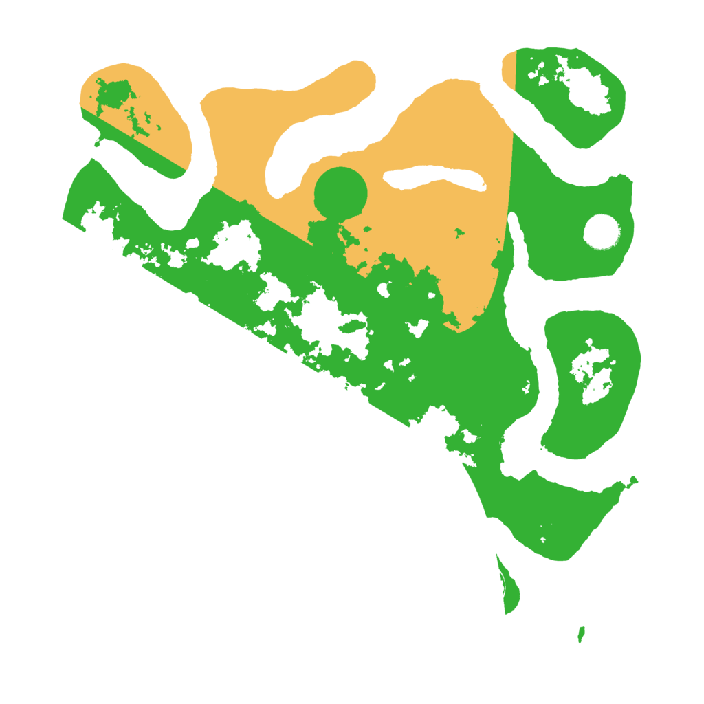 Biome Rust Map: Barren, Size: 3500, Seed: 4399571