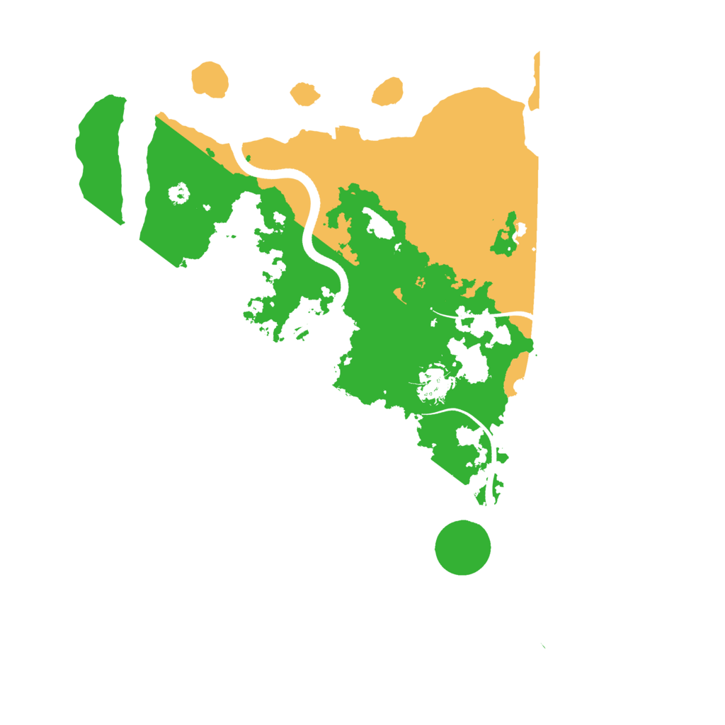 Biome Rust Map: Procedural Map, Size: 3500, Seed: 5932499