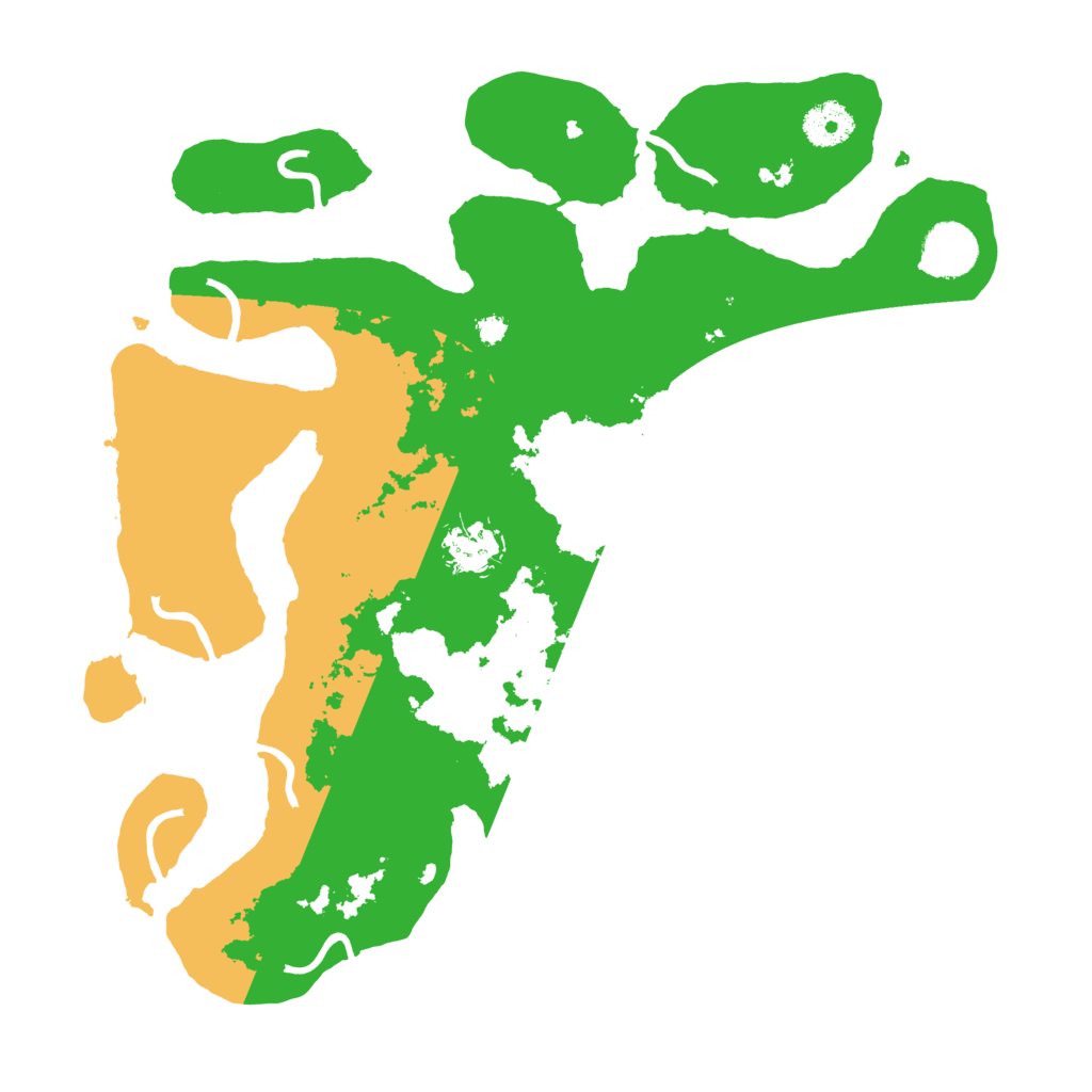 Biome Rust Map: Procedural Map, Size: 3500, Seed: 5241319