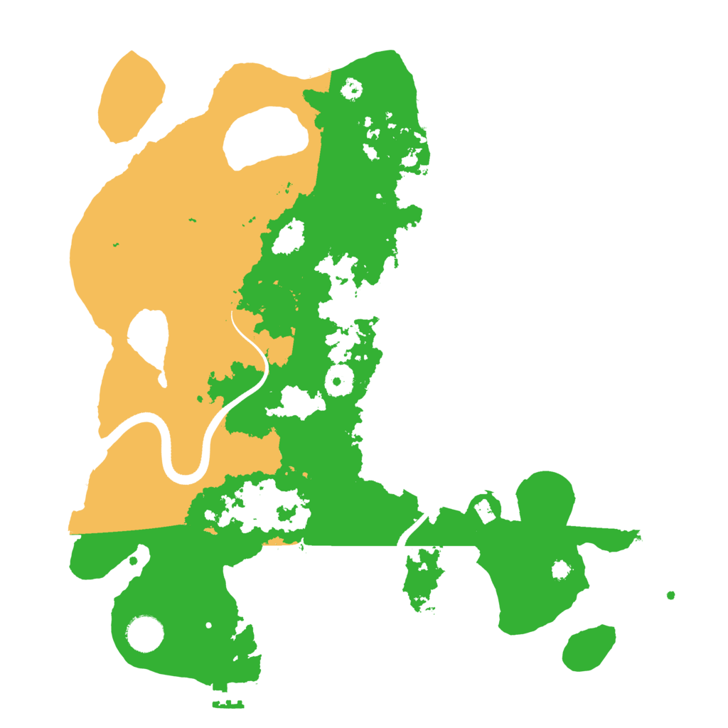 Biome Rust Map: Procedural Map, Size: 3500, Seed: 5713498