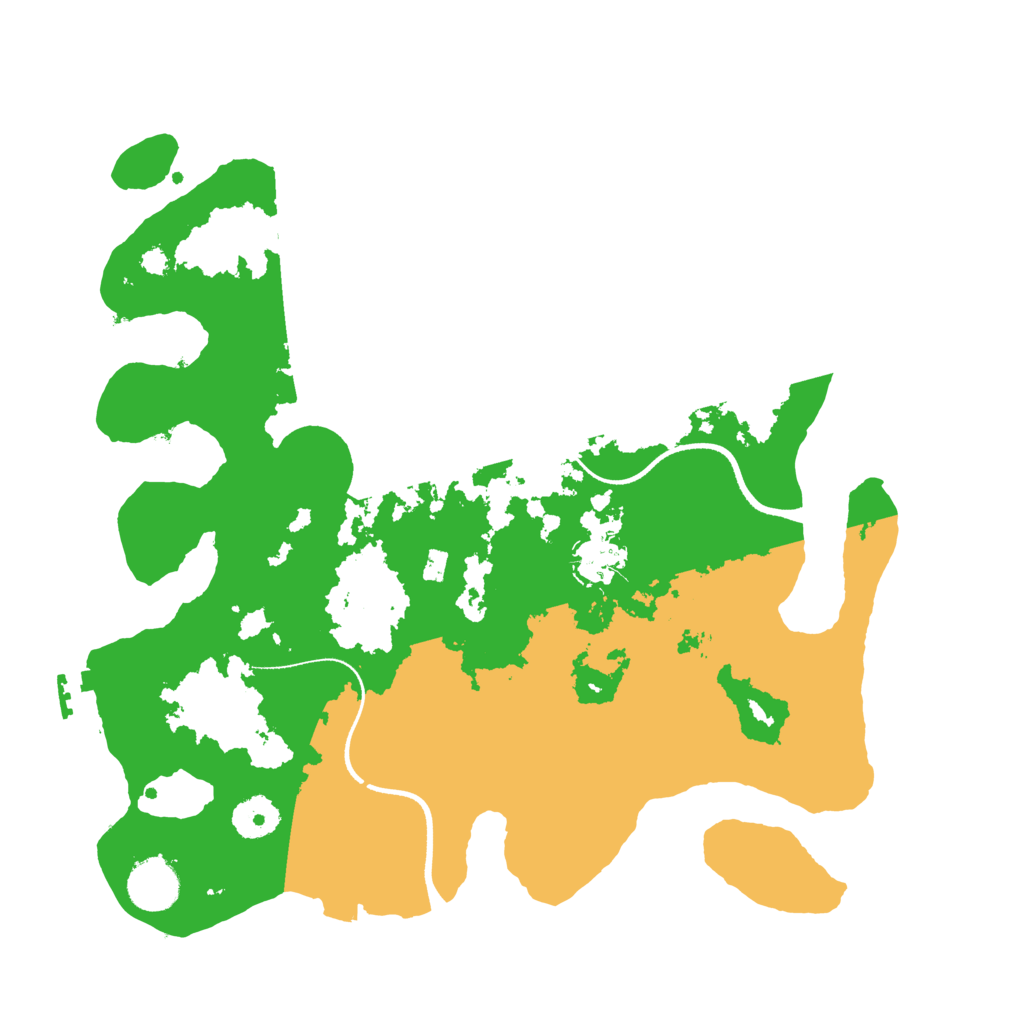 Biome Rust Map: Procedural Map, Size: 3500, Seed: 2987632