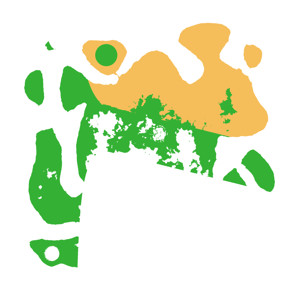 Biome Rust Map: Barren, Size: 3500, Seed: 5495547