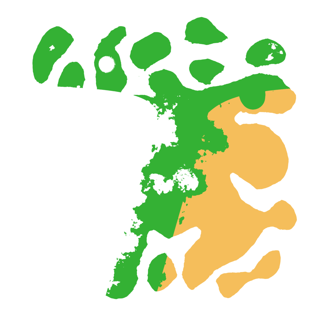 Biome Rust Map: Barren, Size: 3500, Seed: 5764877