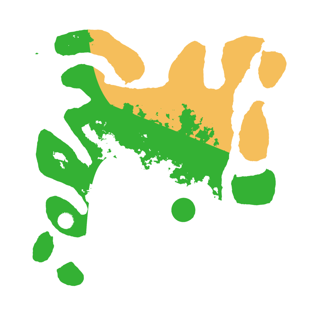 Biome Rust Map: Barren, Size: 3500, Seed: 2533757