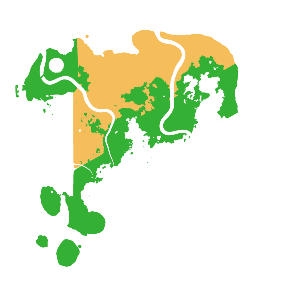 Biome Rust Map: Procedural Map, Size: 3500, Seed: 3733731