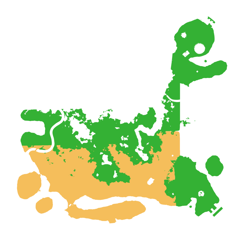 Biome Rust Map: Procedural Map, Size: 4000, Seed: 629537