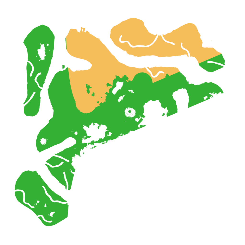 Biome Rust Map: Procedural Map, Size: 3500, Seed: 1964634