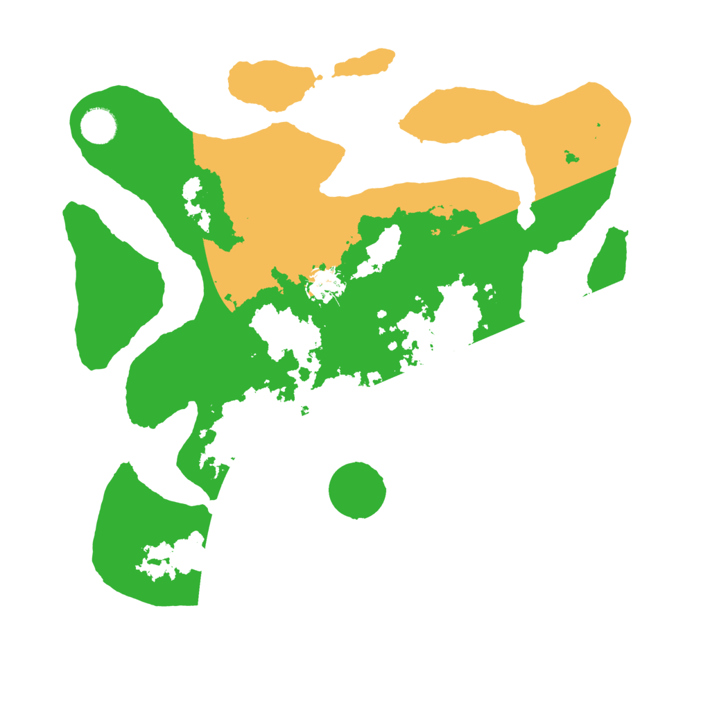 Biome Rust Map: Barren, Size: 3500, Seed: 4234486