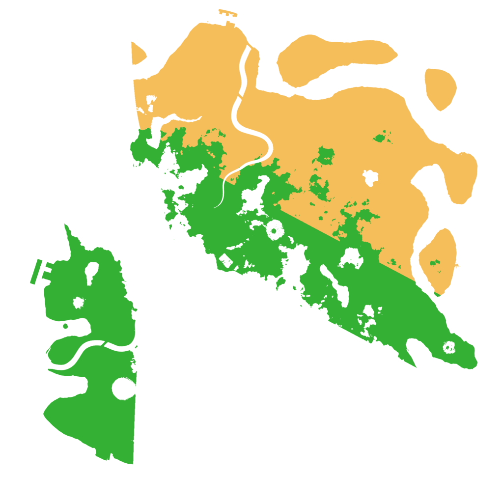Biome Rust Map: Procedural Map, Size: 4000, Seed: 730154