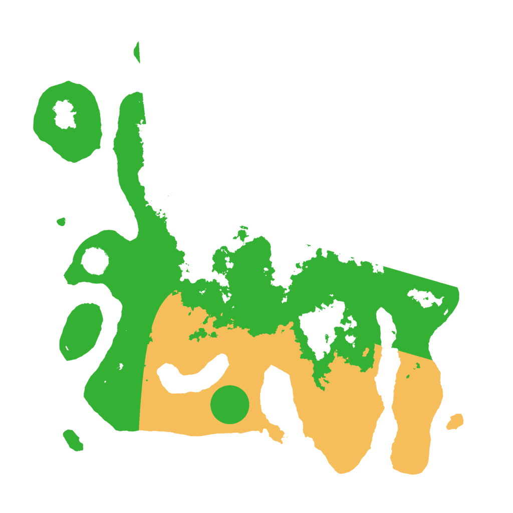 Biome Rust Map: Barren, Size: 3500, Seed: 2824507