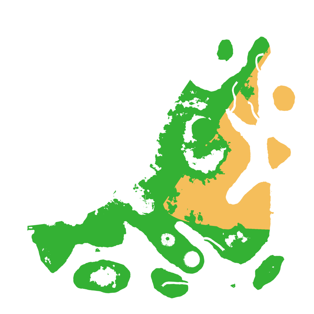 Biome Rust Map: Procedural Map, Size: 3500, Seed: 6311133