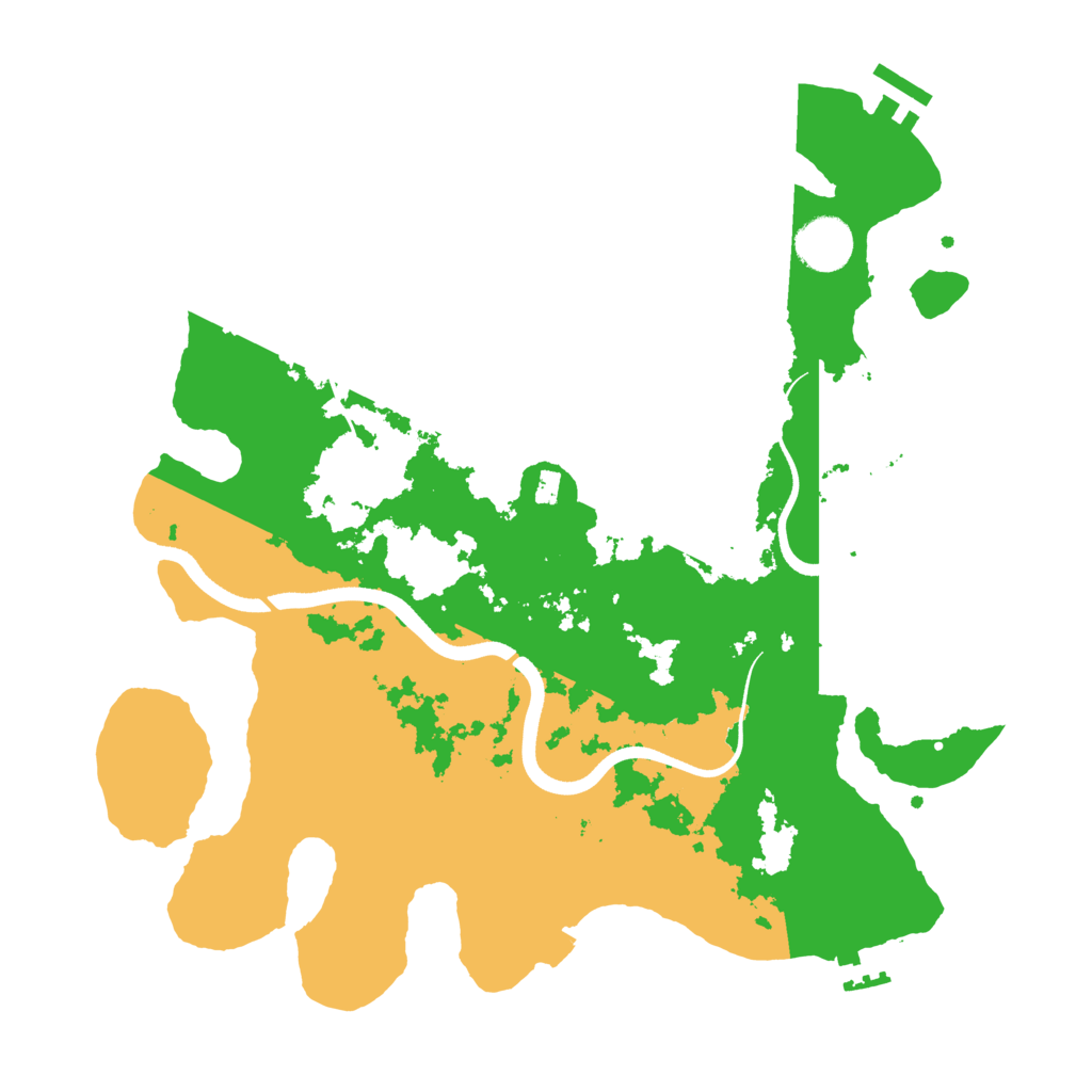 Biome Rust Map: Procedural Map, Size: 3500, Seed: 3915756