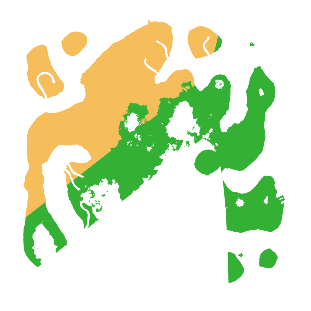 Biome Rust Map: Procedural Map, Size: 3500, Seed: 5818383