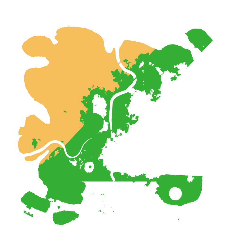 Biome Rust Map: Procedural Map, Size: 3500, Seed: 326850