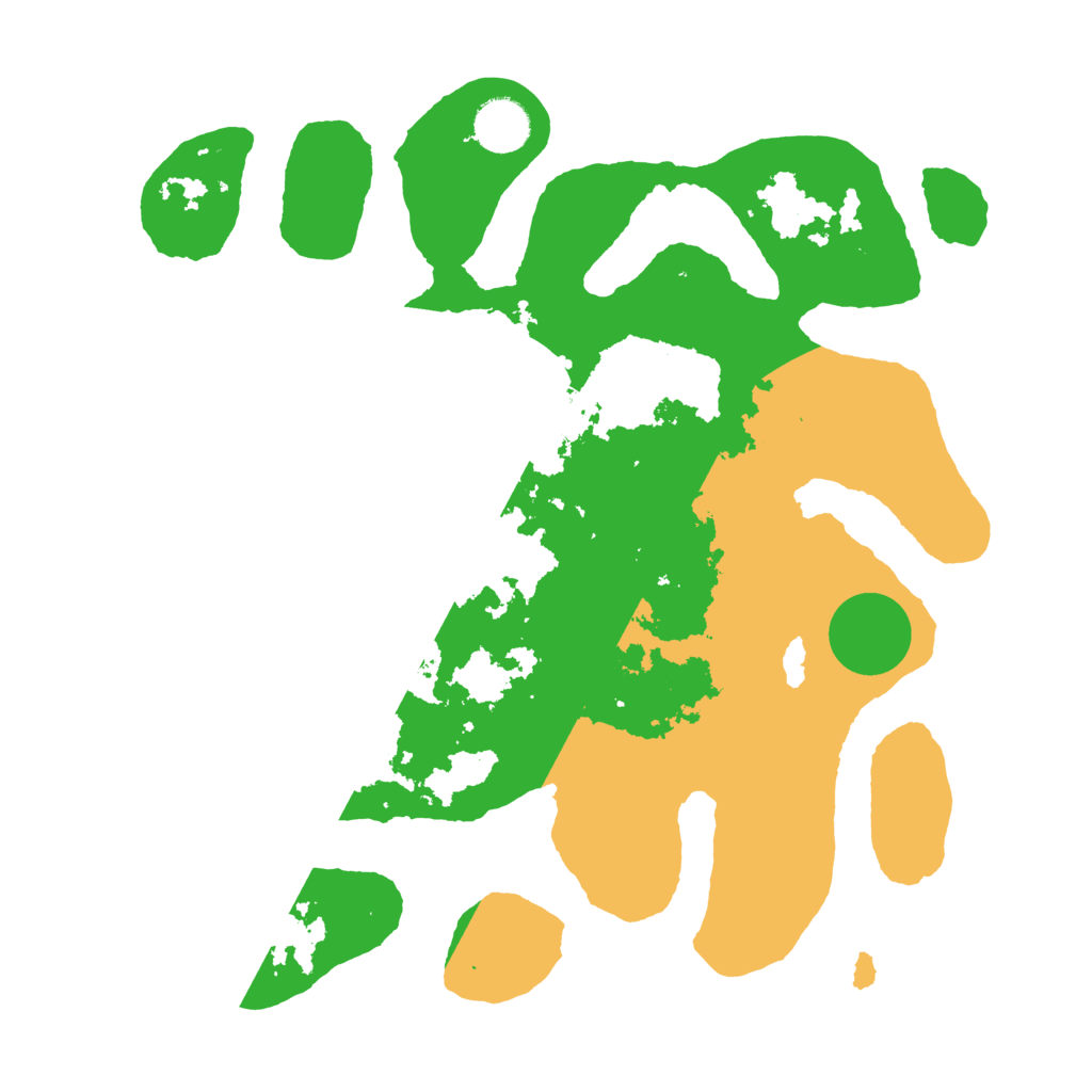 Biome Rust Map: Barren, Size: 3500, Seed: 5381880