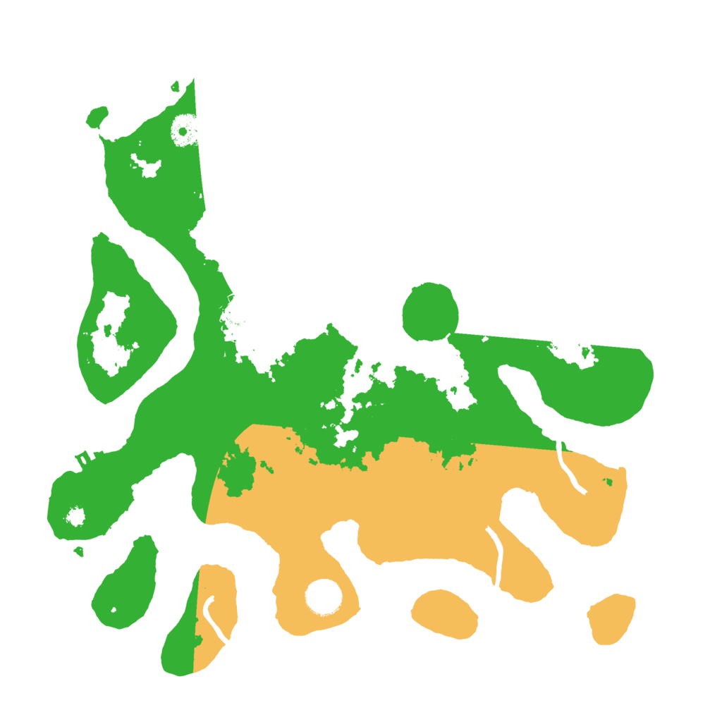 Biome Rust Map: Procedural Map, Size: 3500, Seed: 4834320