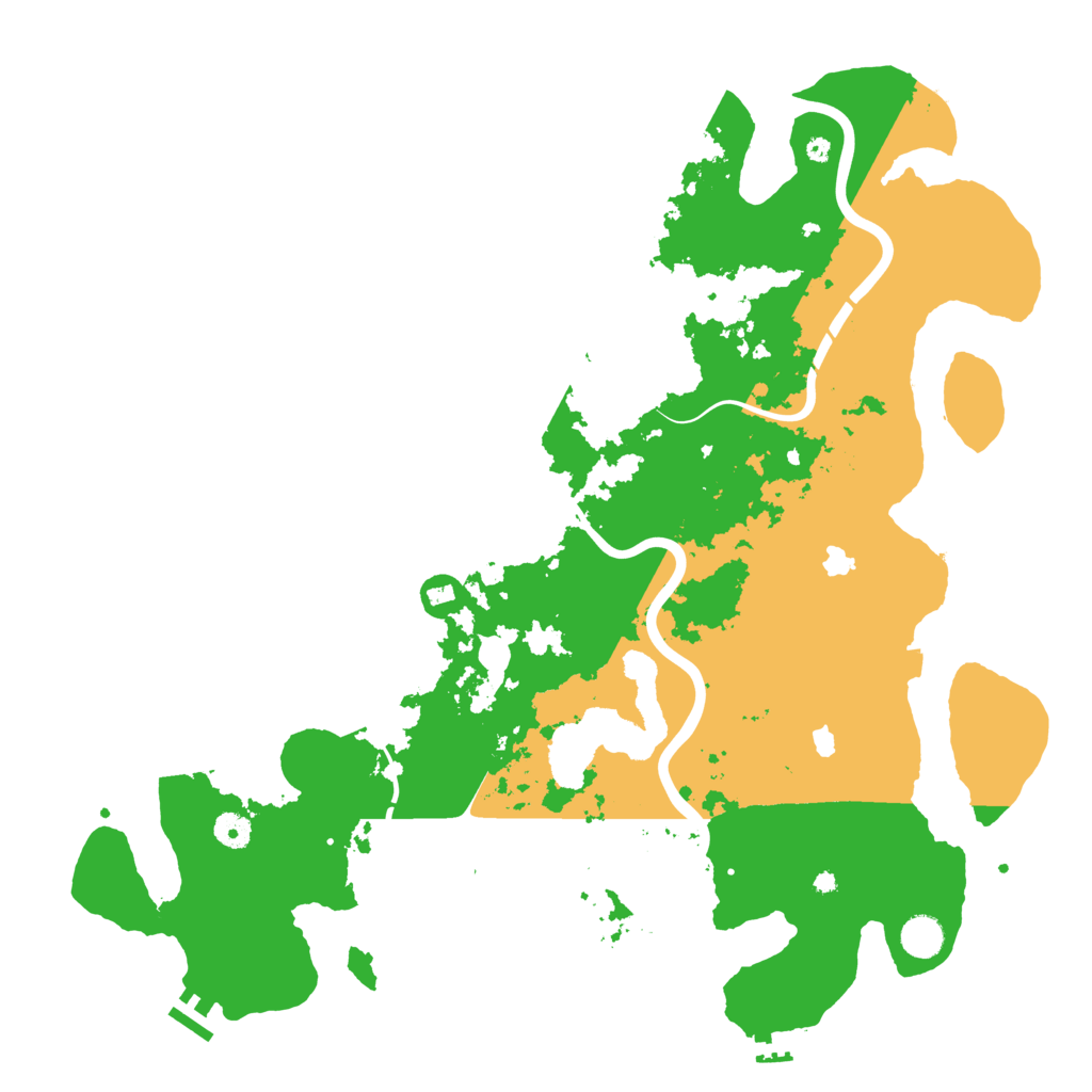 Biome Rust Map: Procedural Map, Size: 4500, Seed: 3506702