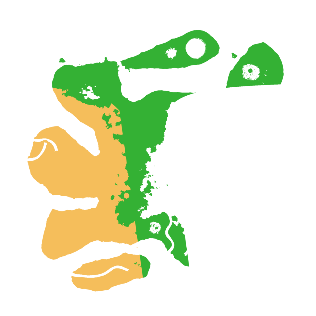 Biome Rust Map: Procedural Map, Size: 2800, Seed: 27296