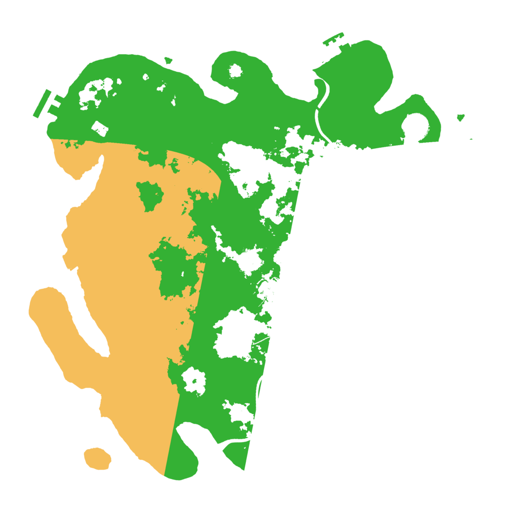 Biome Rust Map: Procedural Map, Size: 3500, Seed: 1930577