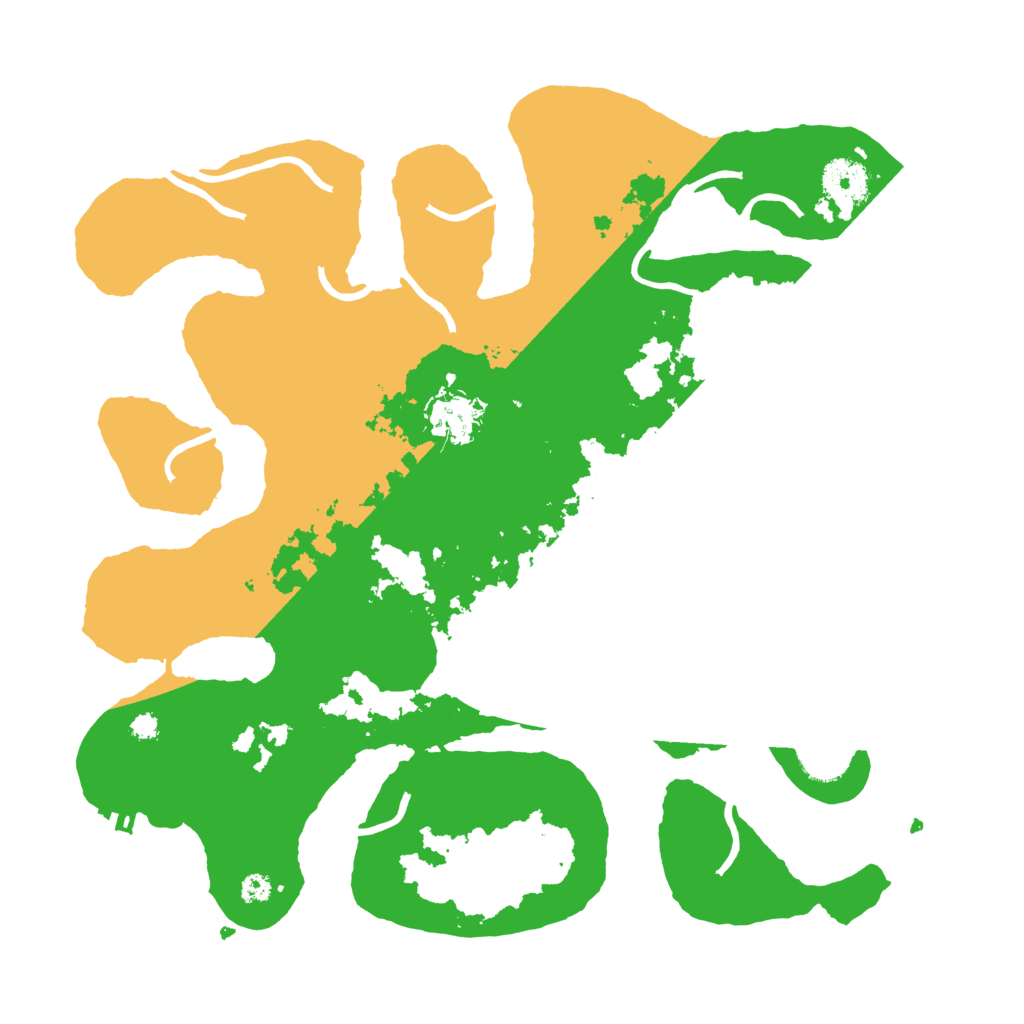 Biome Rust Map: Procedural Map, Size: 3500, Seed: 40059160