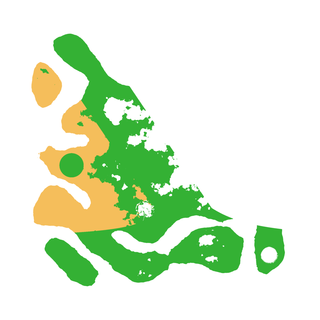 Biome Rust Map: Barren, Size: 3500, Seed: 6269165