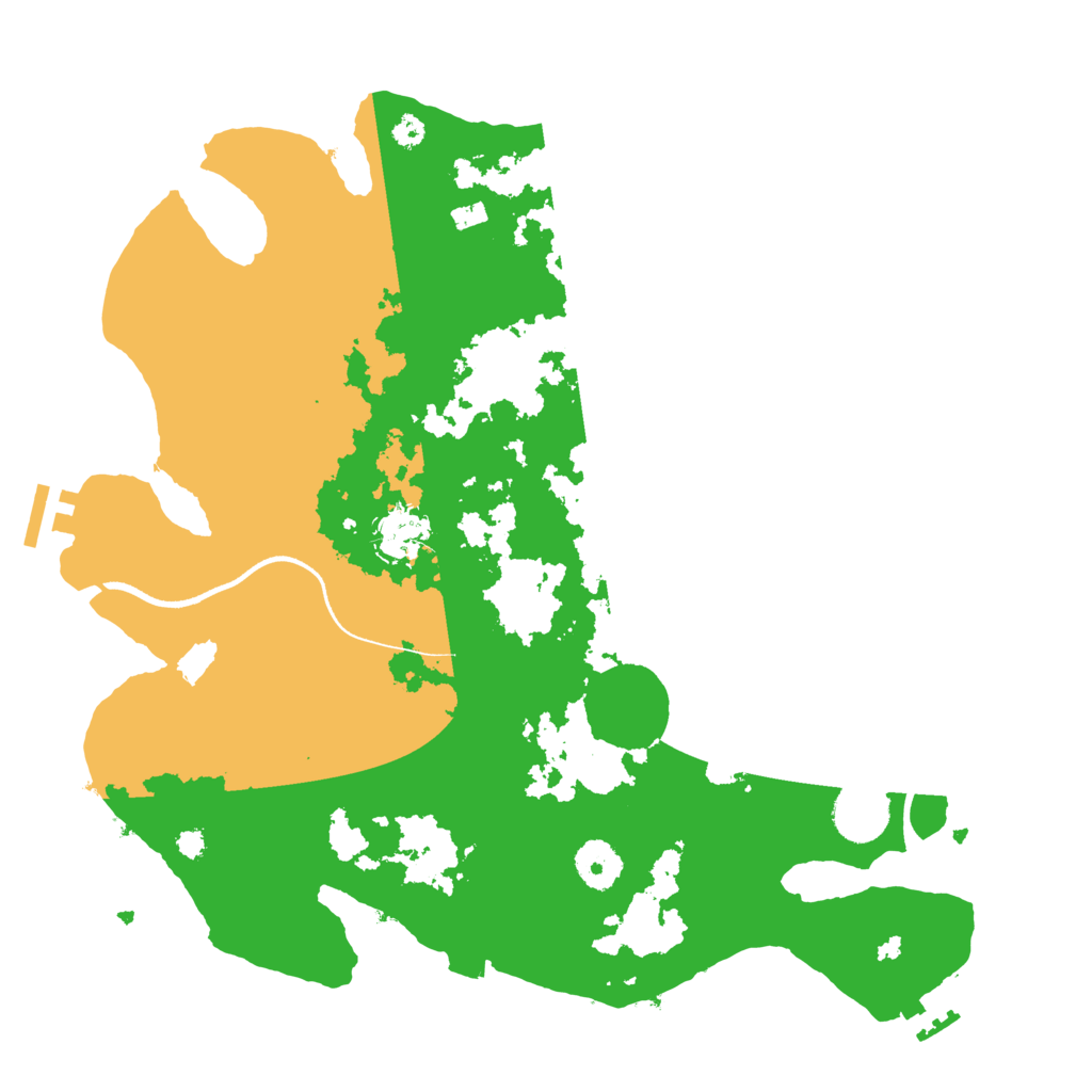 Biome Rust Map: Procedural Map, Size: 3500, Seed: 1548653