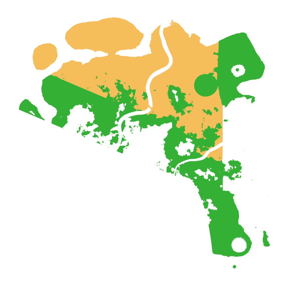 Biome Rust Map: Procedural Map, Size: 3500, Seed: 1912784