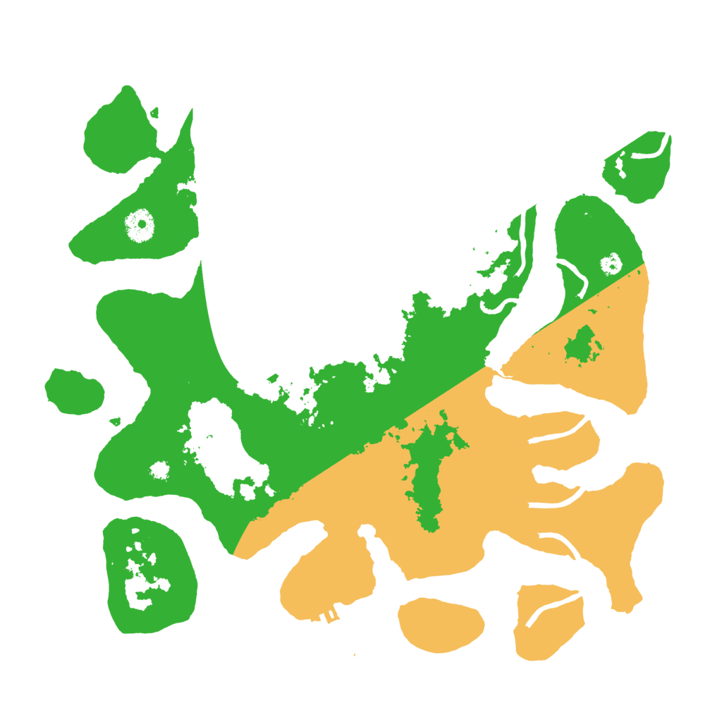 Biome Rust Map: Procedural Map, Size: 3500, Seed: 1155371