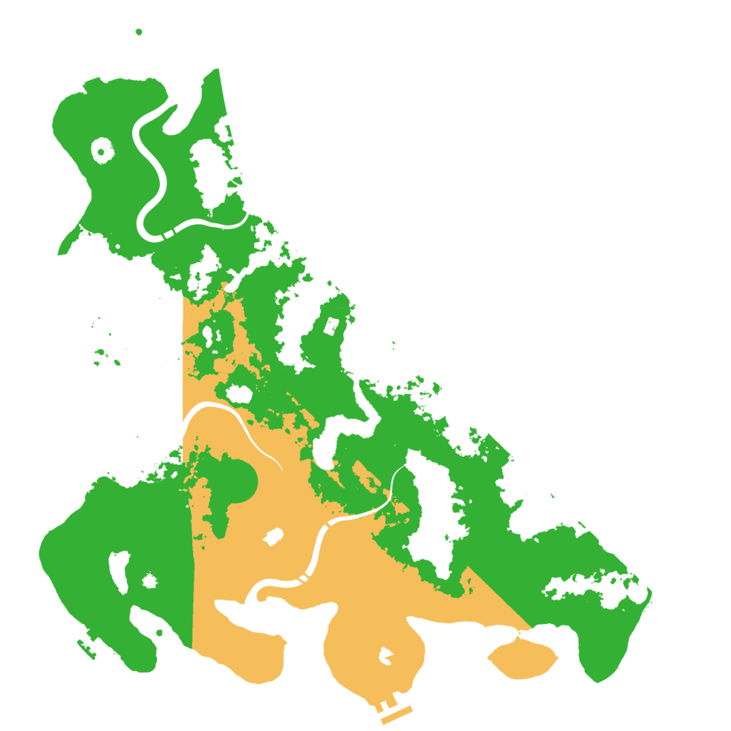 Biome Rust Map: Procedural Map, Size: 4500, Seed: 4173732