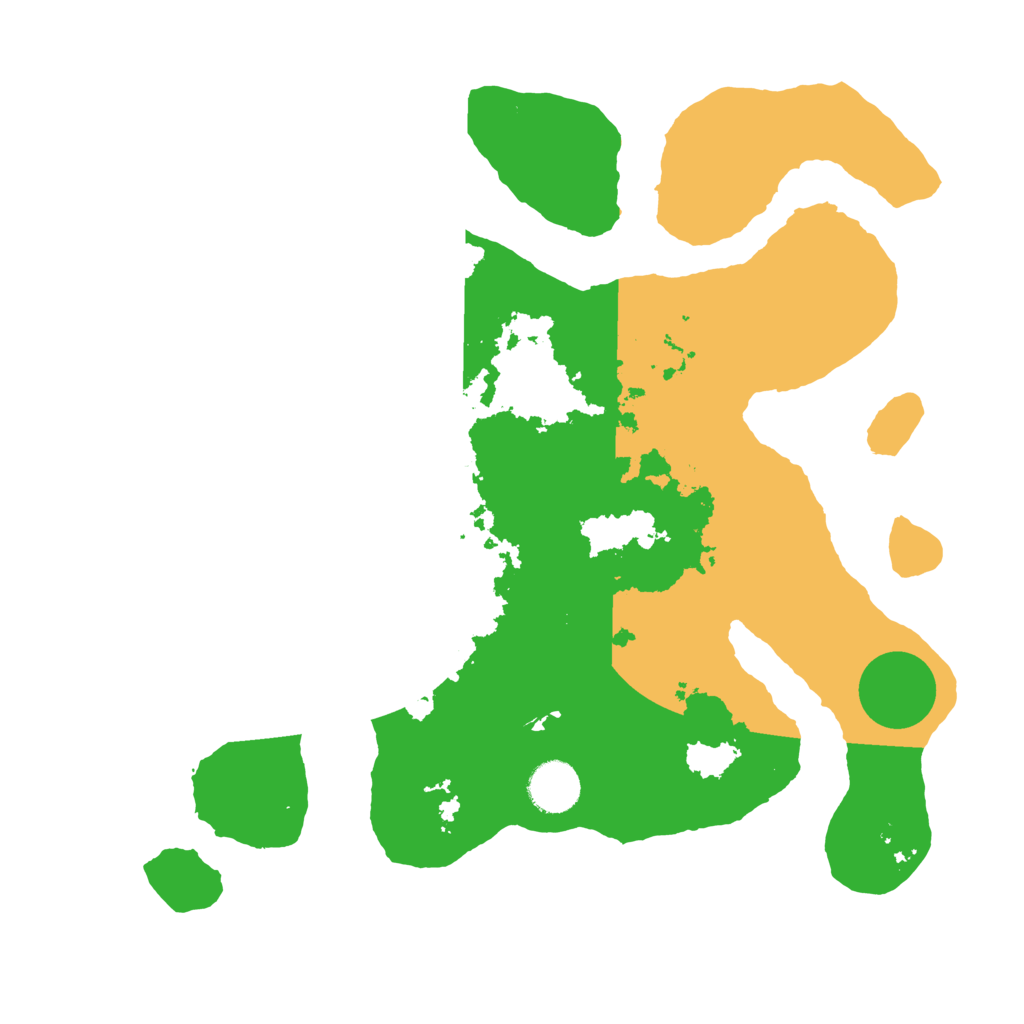 Biome Rust Map: Barren, Size: 3500, Seed: 4762316