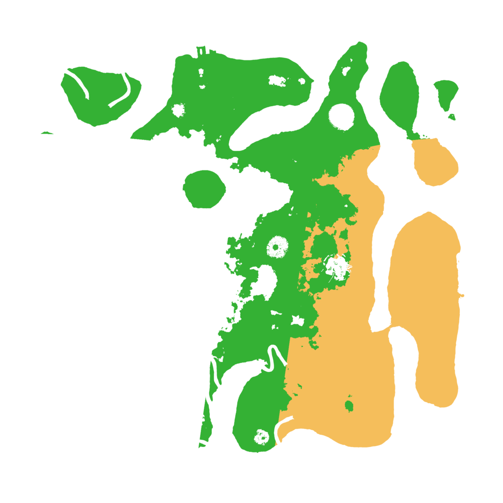 Biome Rust Map: Procedural Map, Size: 3500, Seed: 375867