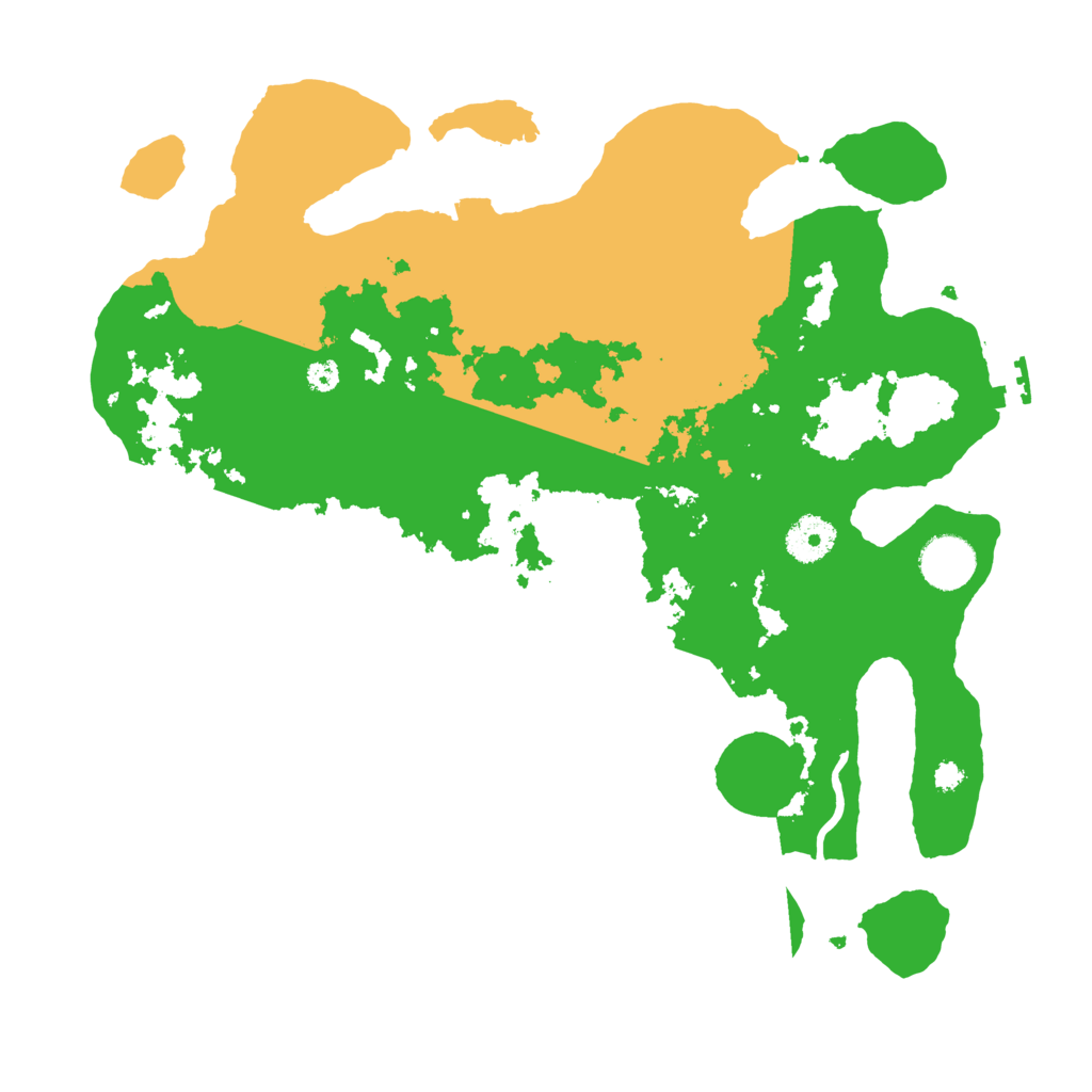 Biome Rust Map: Procedural Map, Size: 3500, Seed: 438933