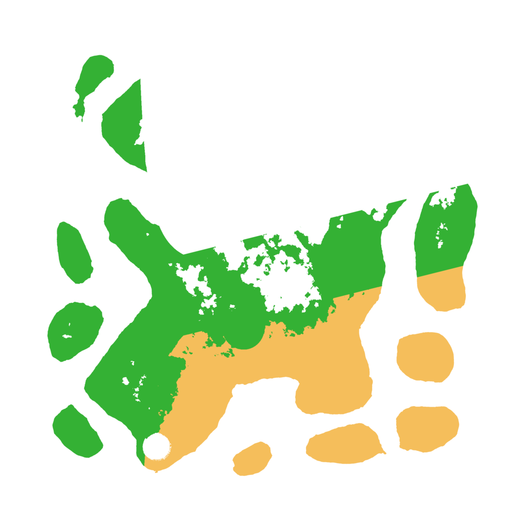 Biome Rust Map: Barren, Size: 3500, Seed: 3691668