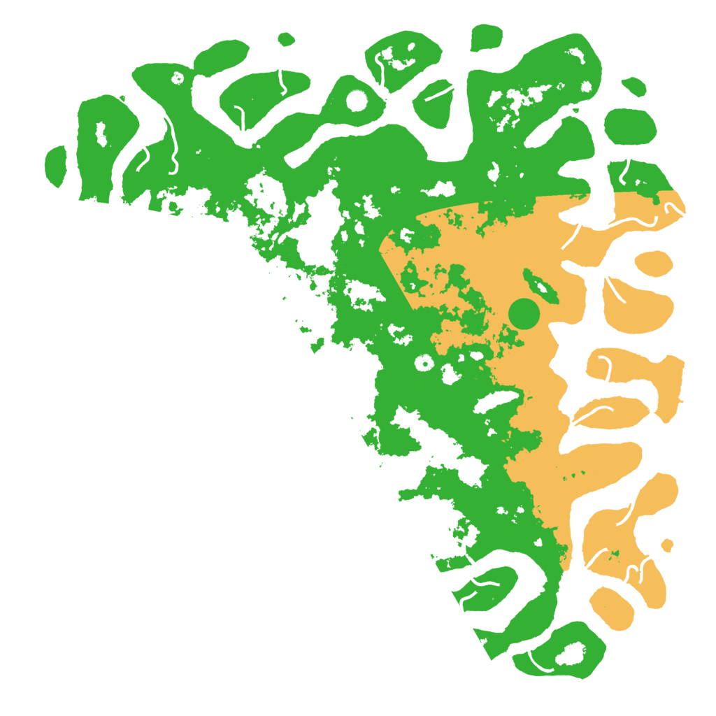 Biome Rust Map: Procedural Map, Size: 6000, Seed: 122617003