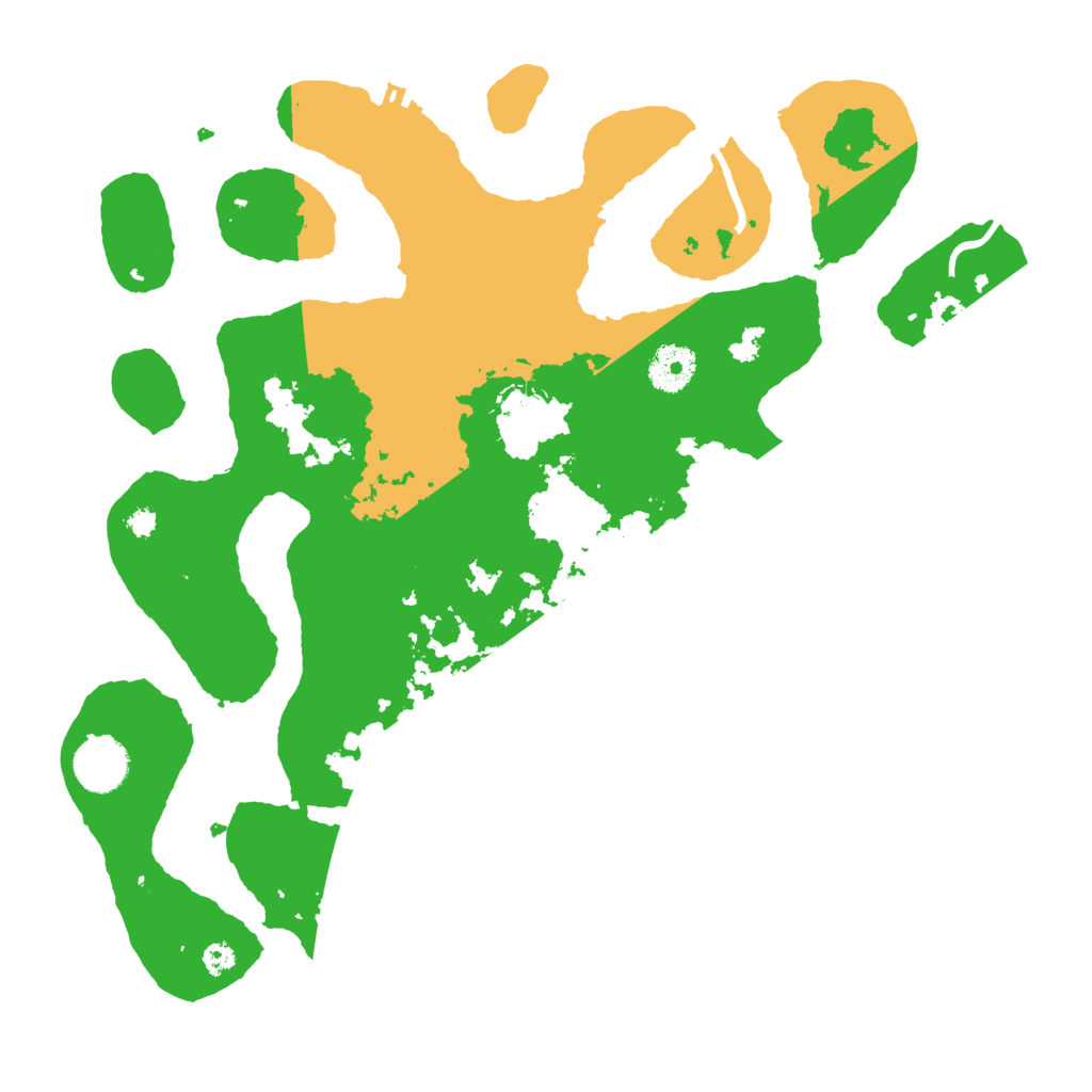 Biome Rust Map: Procedural Map, Size: 3500, Seed: 4024146