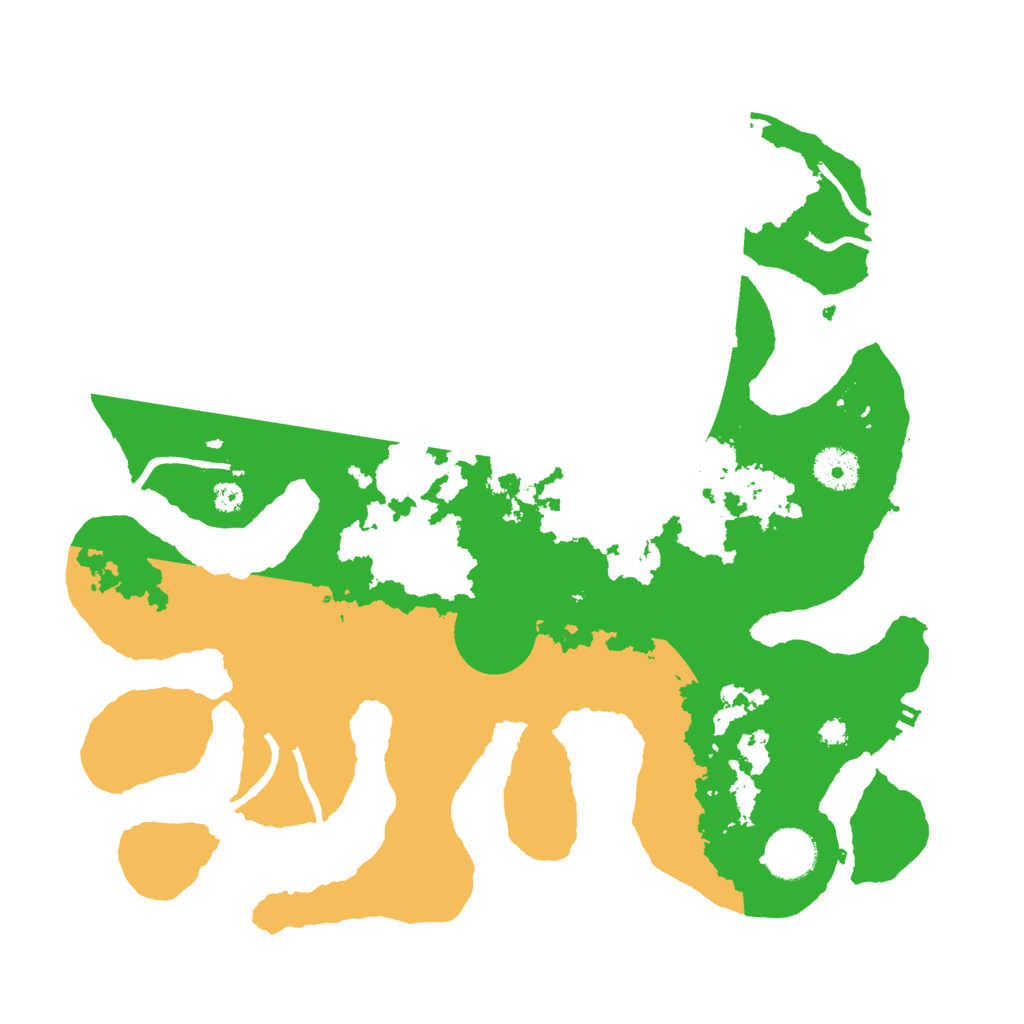 Biome Rust Map: Procedural Map, Size: 3500, Seed: 6125321