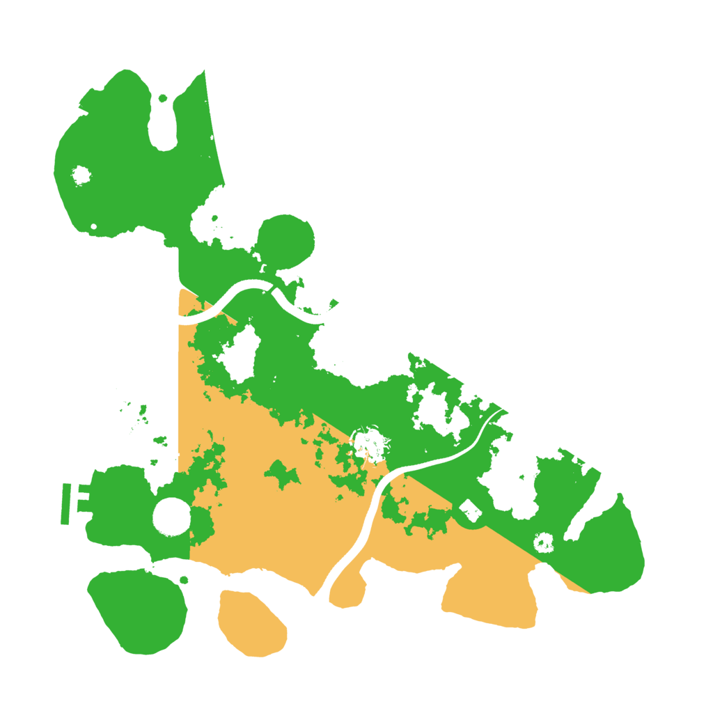 Biome Rust Map: Procedural Map, Size: 3500, Seed: 6232253
