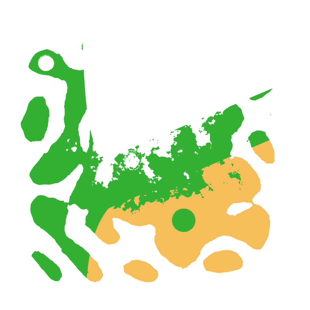 Biome Rust Map: Barren, Size: 3500, Seed: 5113640